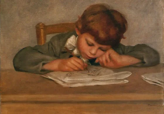 The Artist's Son, Jean, Drawing