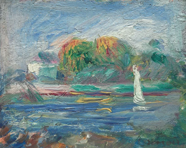 El río azul