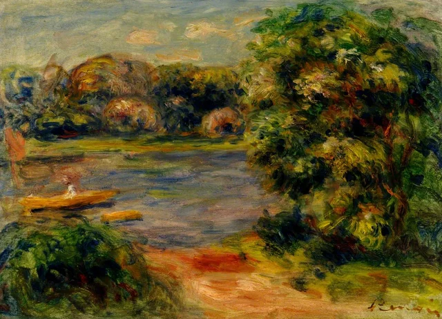 La barca en el lago