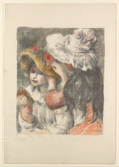 The Hat Pinned with Flowers (Le Chapeau Épinglé)
