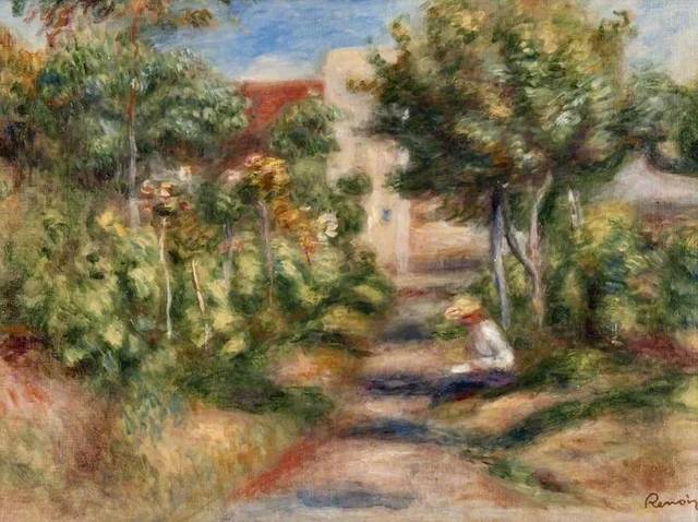 El jardín del pintor, Pierre-Auguste Renoir