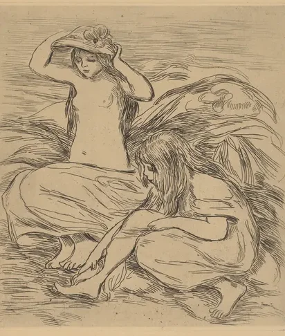 Two Bathers (Les Deux Baigneuses), from "L'Estampe Originale"