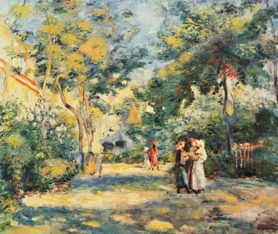 Un jardin à Montmartre