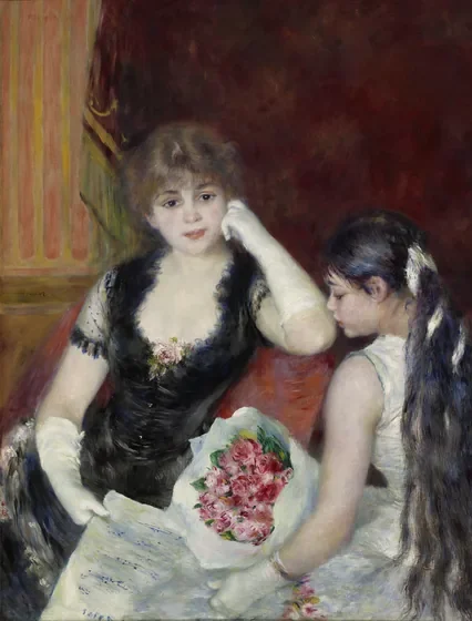 Une loge au théâtre