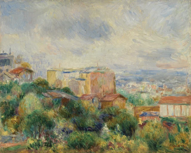 View From Montmartre (Vue de Montmartre), Pierre-Auguste Renoir
