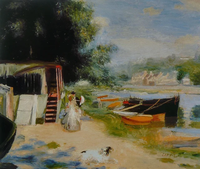 Vue de Bougival, Pierre-Auguste Renoir