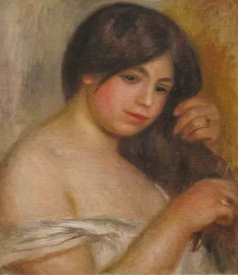 Woman Combing her Hair