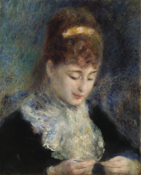 Woman Crocheting (Femme faisant du crochet)