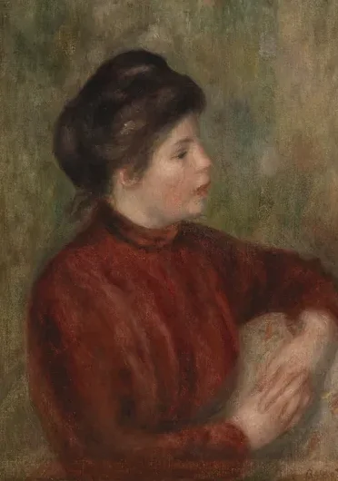 Woman Leaning on a Chair (Femme appuyée sur une chaise)