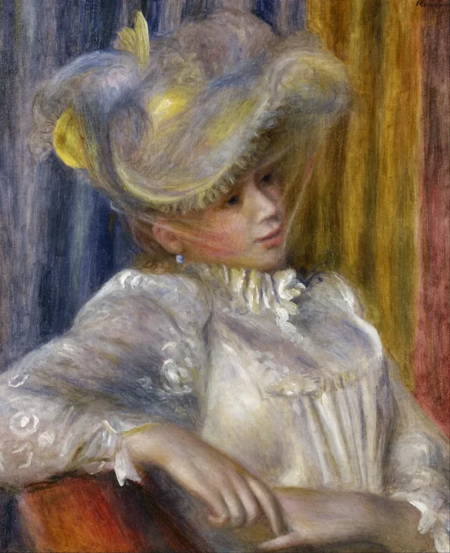 Femme au chapeau, Pierre-Auguste Renoir