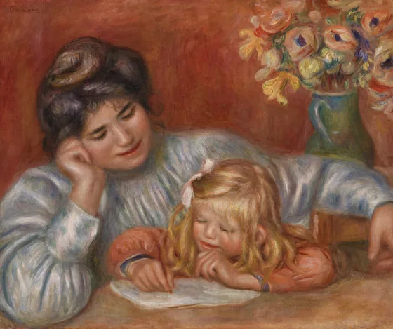 Writing Lesson (La Leçon d'écriture)