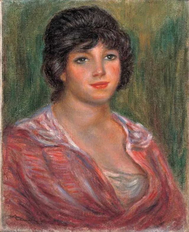 Jeune femme brune au corsage rouge (Colonna Romano)