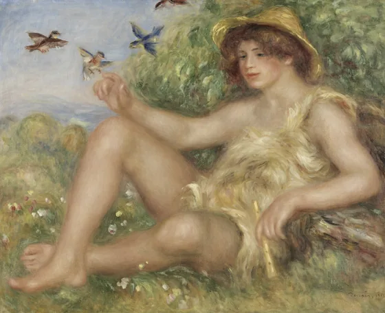 Young Shepherd in Repose (Portrait of Alexander Thurneyssen)