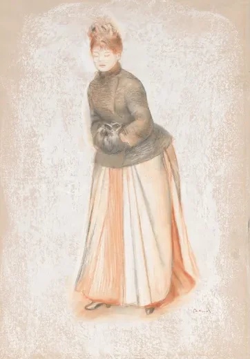 Young Woman with a Muff