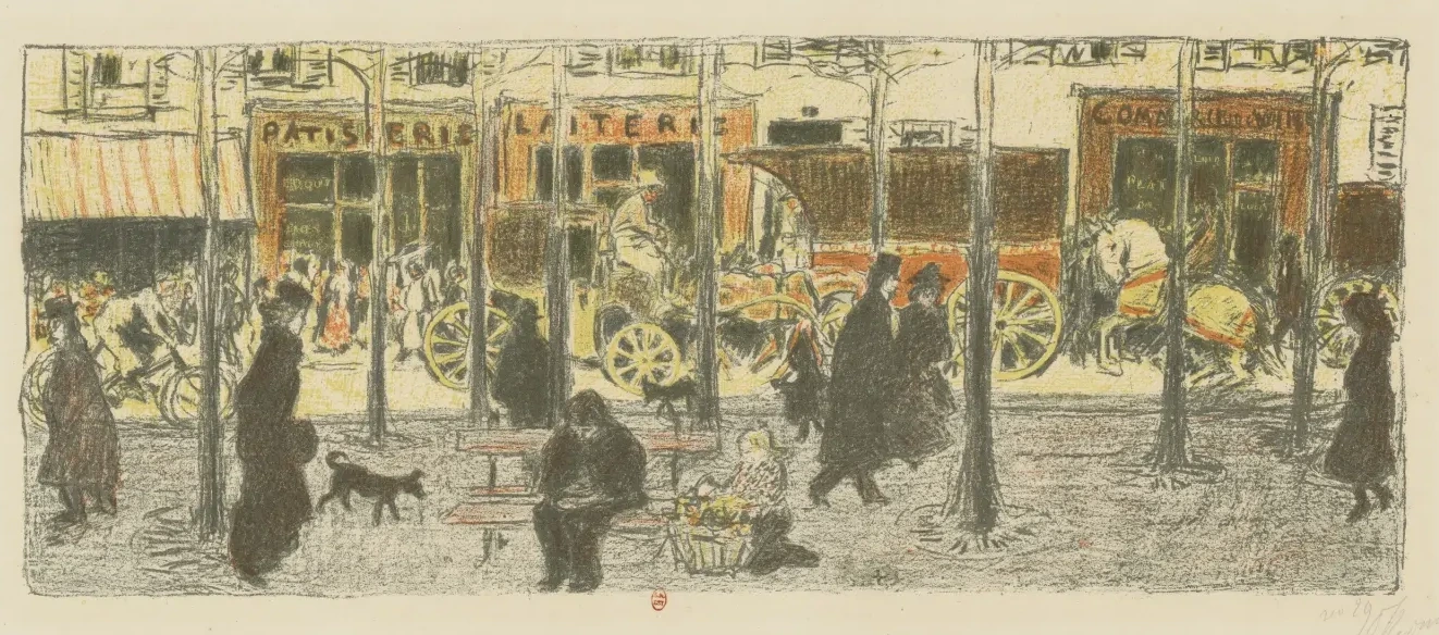Bulevar (Algunos aspectos de la vida de París), Pierre Bonnard