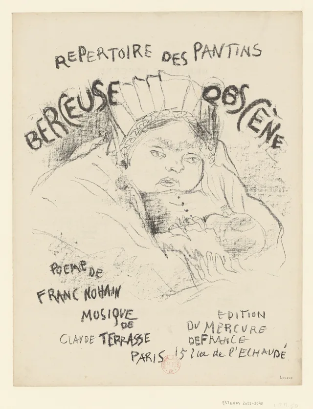 Berceuse obscène (Répertoire des Pantins), Pierre Bonnard