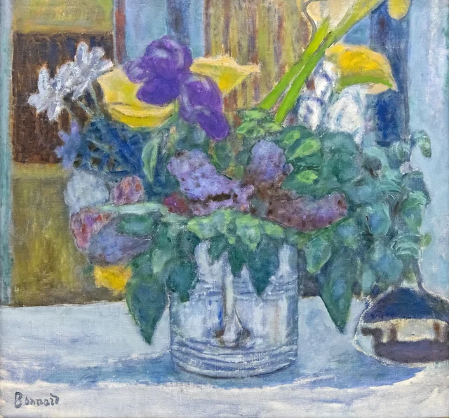 Lirios y lilas, Pierre Bonnard
