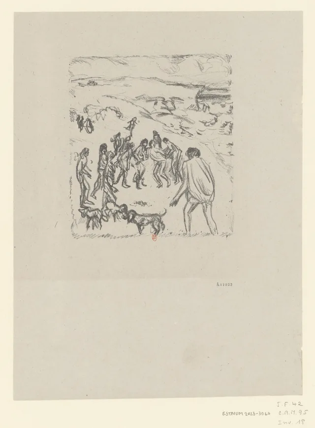 The Capture (Variants for Daphnis and Chloe), Pierre Bonnard