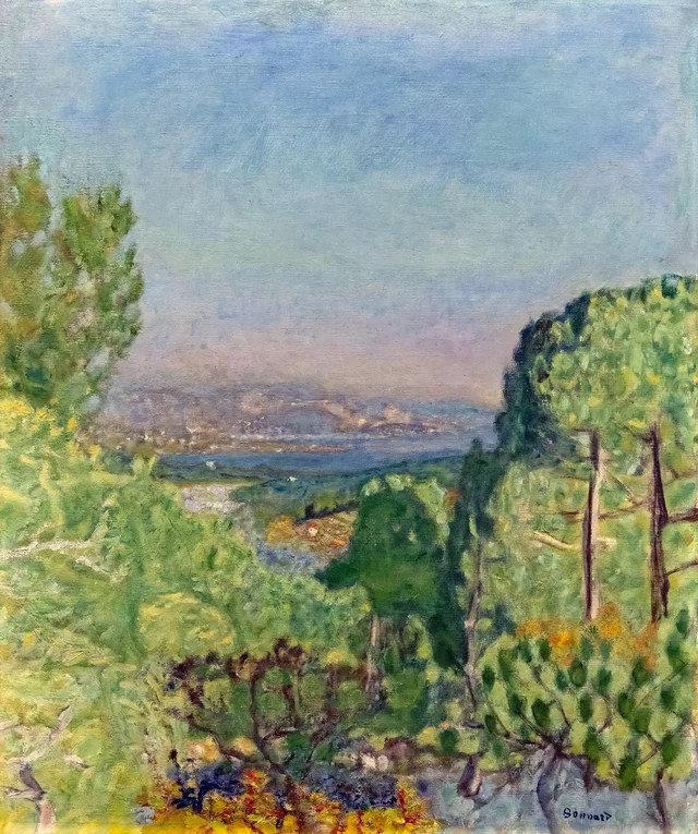 El bosque de pinos, Pierre Bonnard