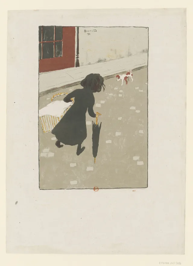 小さな洗濯女（第1回画家版画家アルバム）