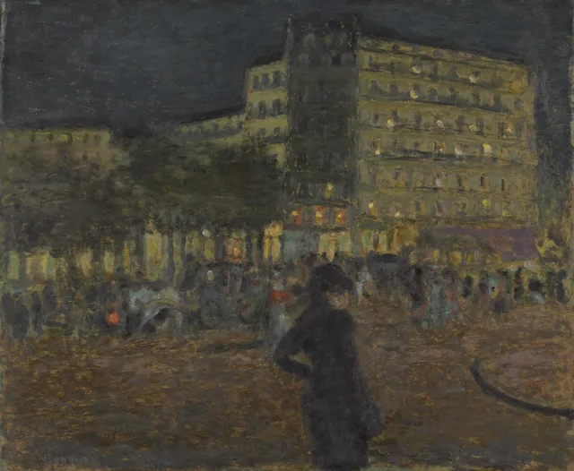 Place Pigalle at Night, Pierre Bonnard