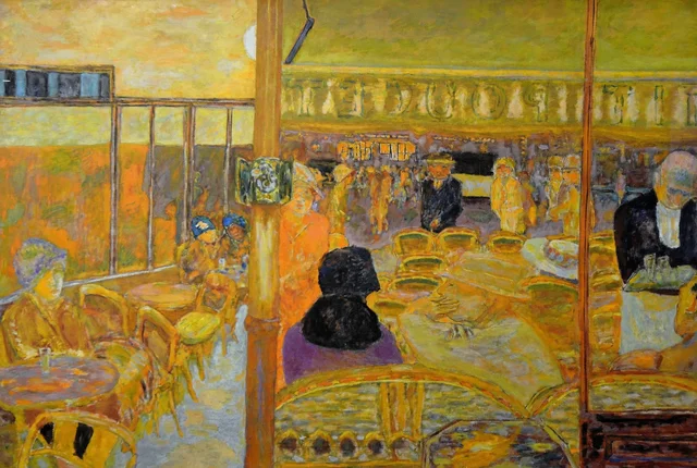 El café Au Petit Poucet, Pierre Bonnard
