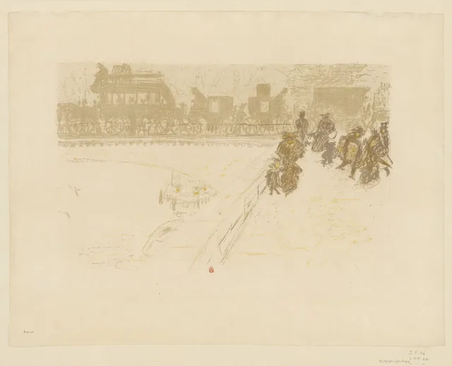 Le Pont (Quelques aspects de la vie de Paris), Pierre Bonnard