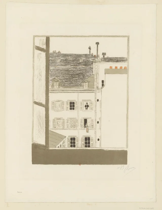 House in the Courtyard (Some Aspects of Parisian Life), Pierre Bonnard
