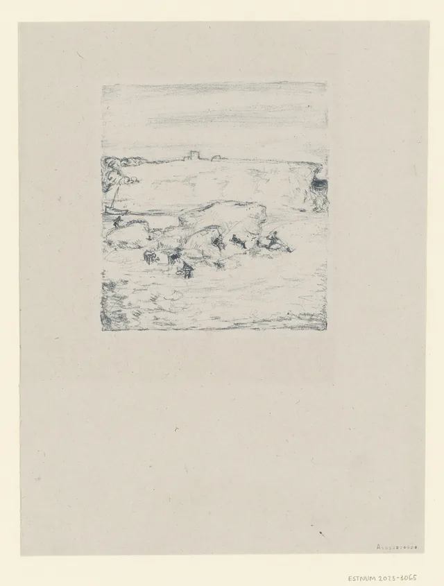 Landscape with a Rock, Pierre Bonnard