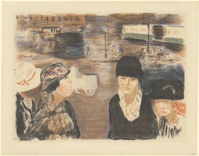 Place Clichy, Pierre Bonnard