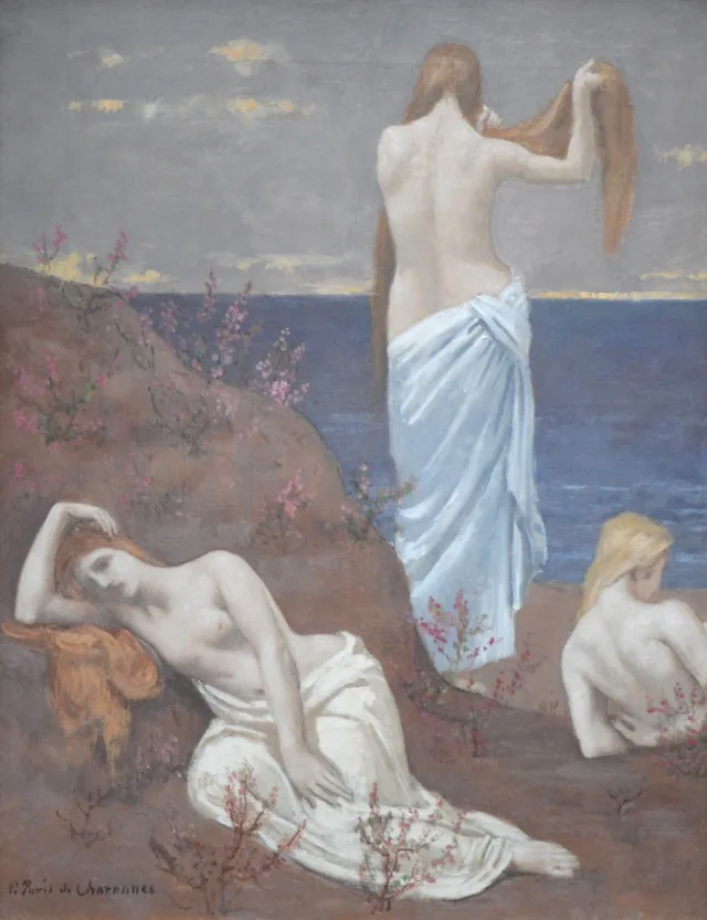 Young Girls at the Seaside, Pierre Puvis de Chavannes