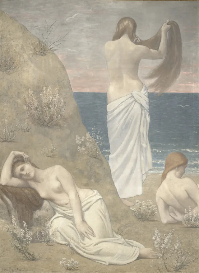 Young Girls at the Seaside, Pierre Puvis de Chavannes