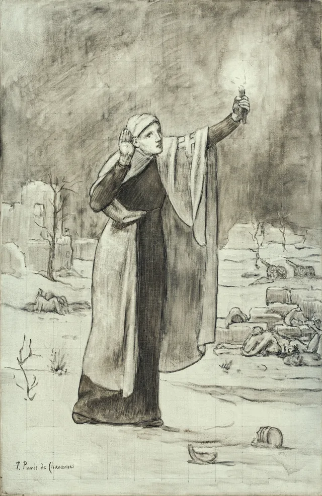 The Red Cross, Pierre Puvis de Chavannes