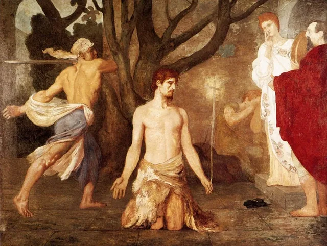 The Beheading of Saint John the Baptist, Pierre Puvis de Chavannes