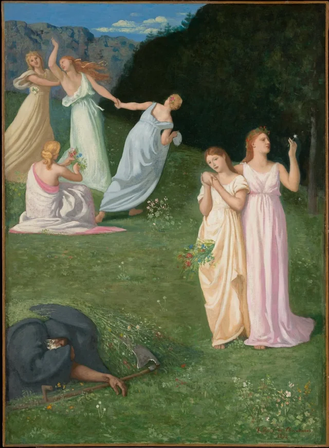 Death and the Maidens, Pierre Puvis de Chavannes