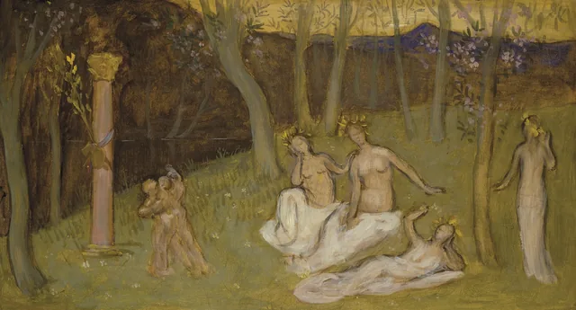 The Sacred Grove (study), Pierre Puvis de Chavannes