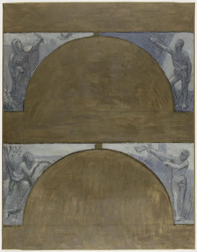 The Seasons, sketch for the Paris City Hall, Pierre Puvis de Chavannes