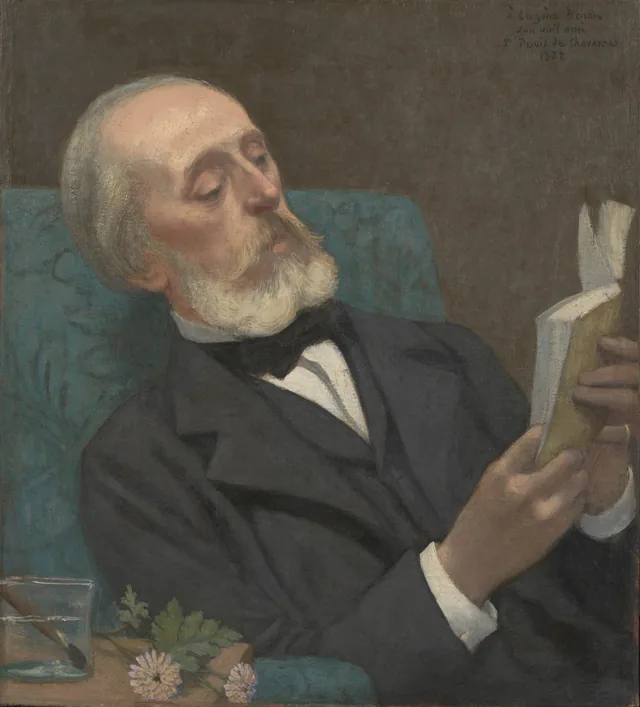 Portrait of Eugène Benon, Pierre Puvis de Chavannes