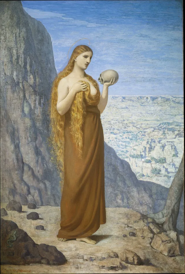 Saint Mary Magdalene in the Desert, Pierre Puvis de Chavannes