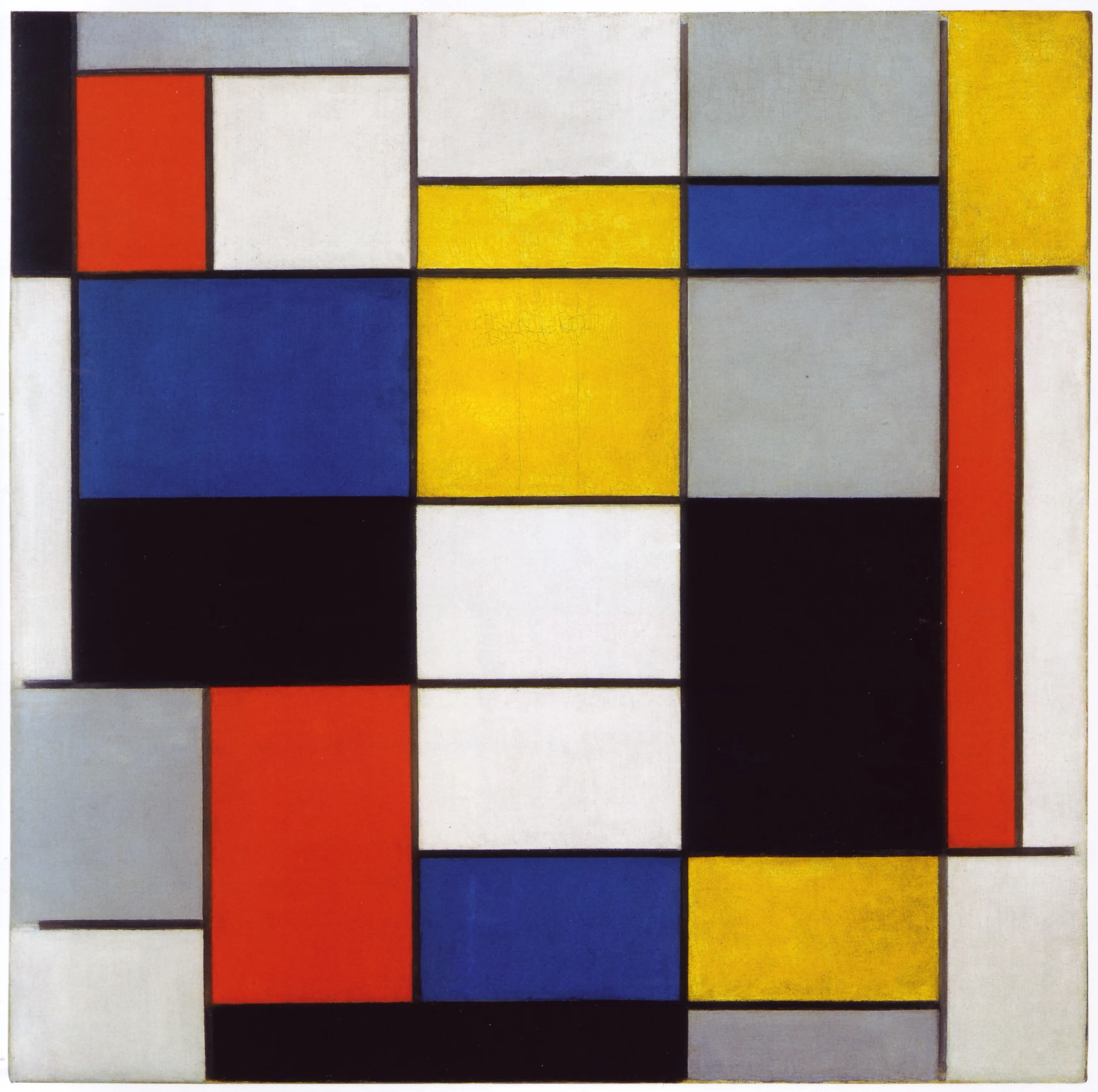 Composition A, Piet Mondrian