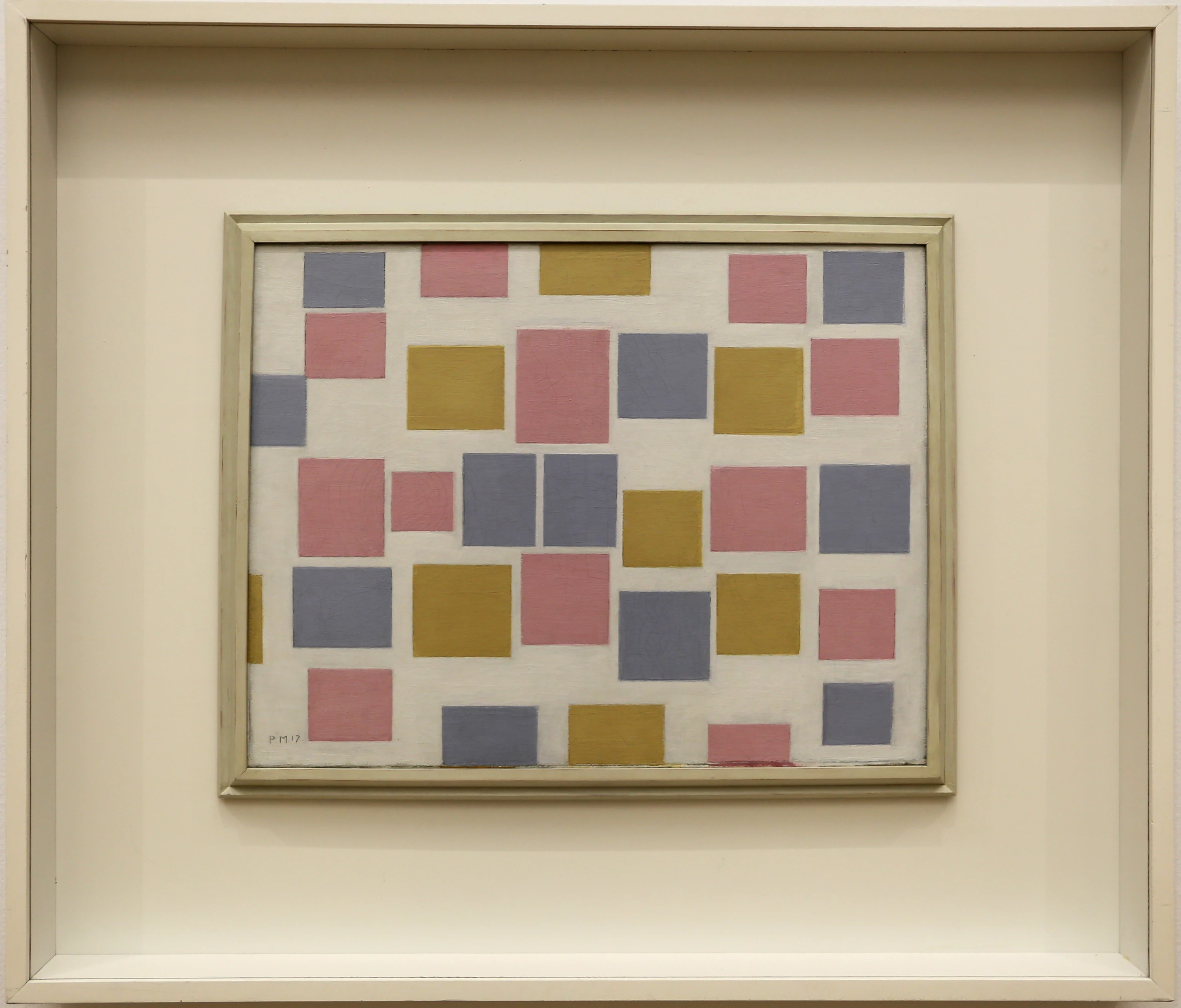 composition n. 3 with flat colors, Piet Mondrian