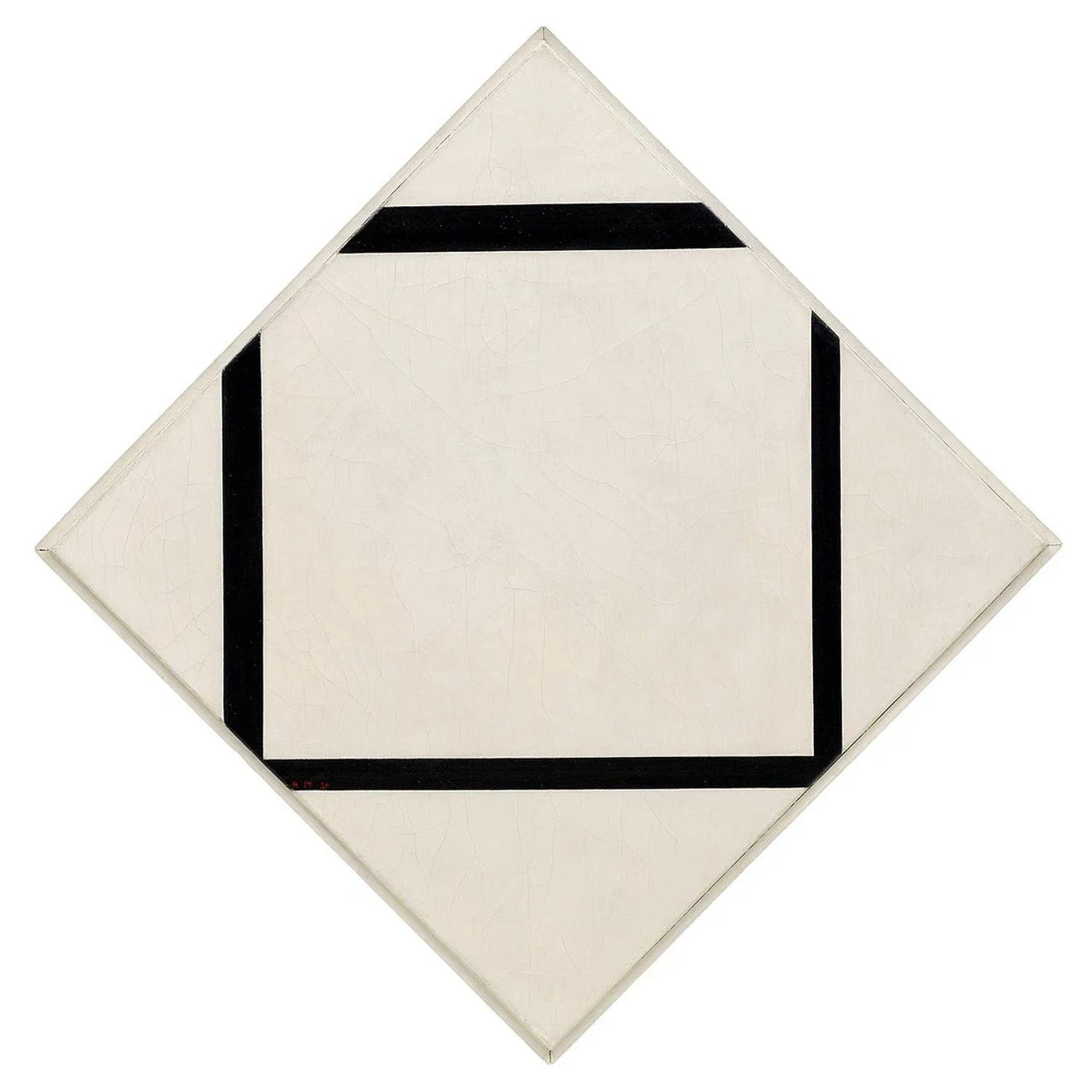 Composition No. 1: Lozenge with Four Lines, Piet Mondrian