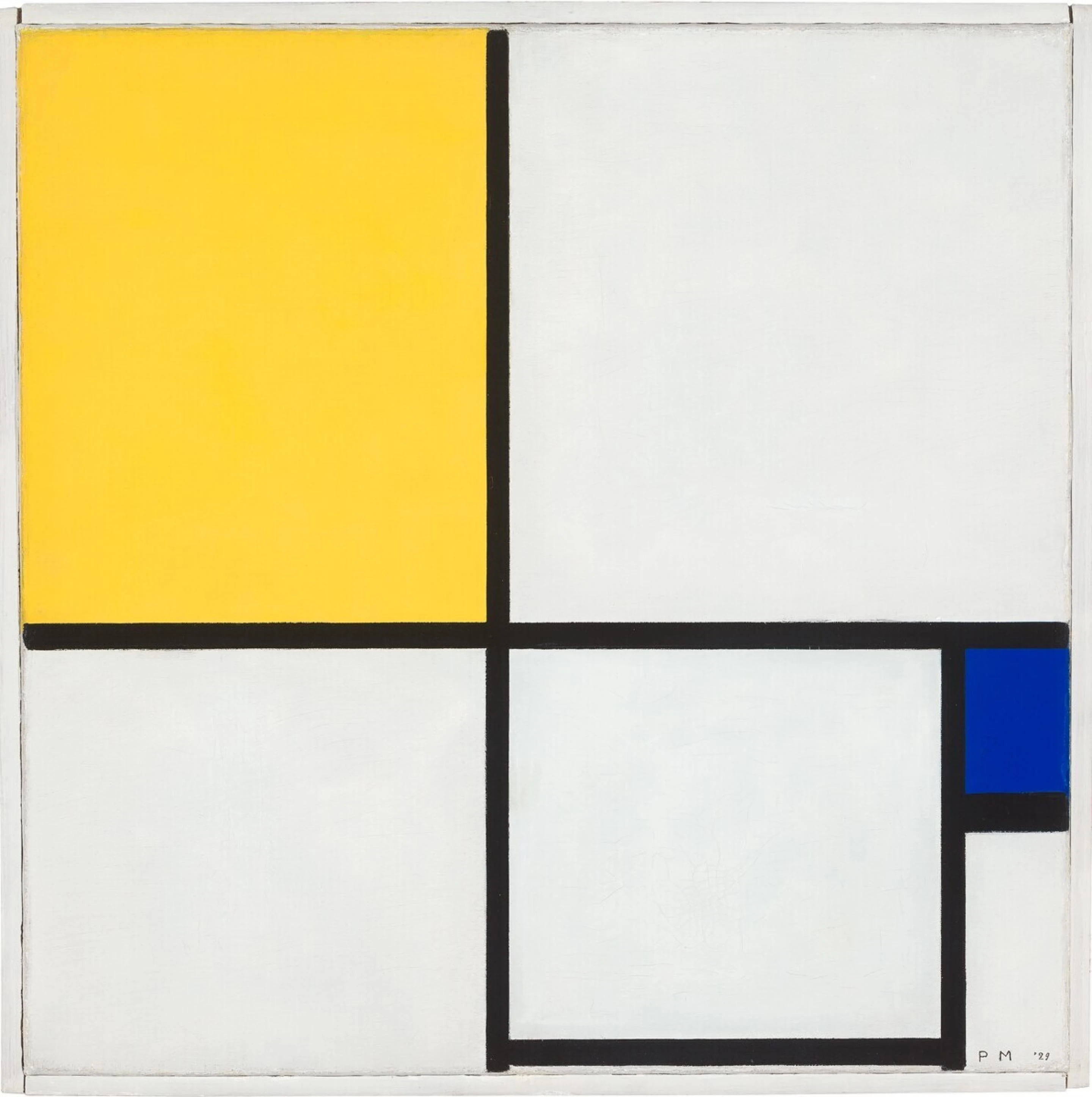 Composition no II, Piet Mondrian