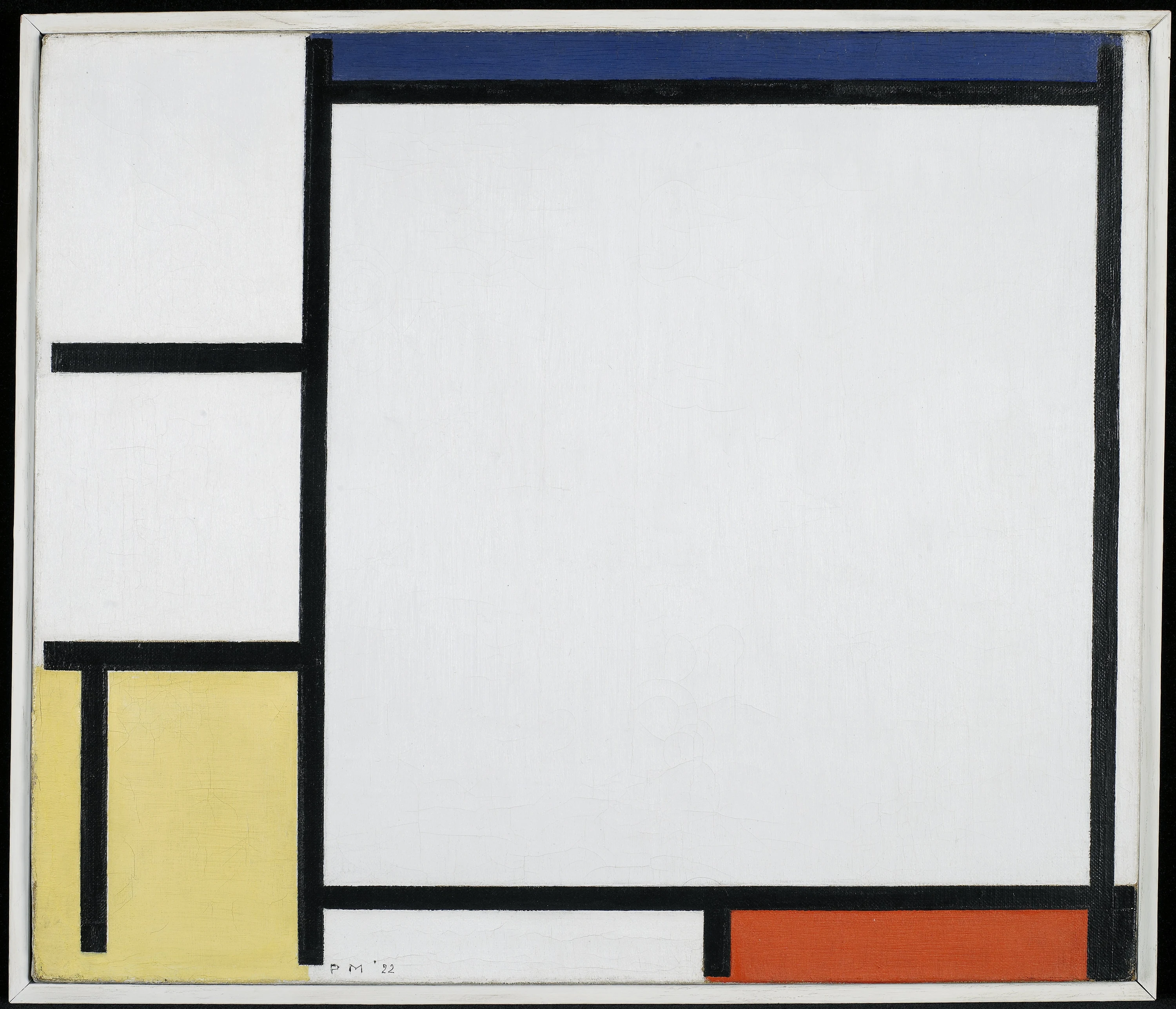 Composition with Blue, Red, Yellow, and Black, Piet Mondrian