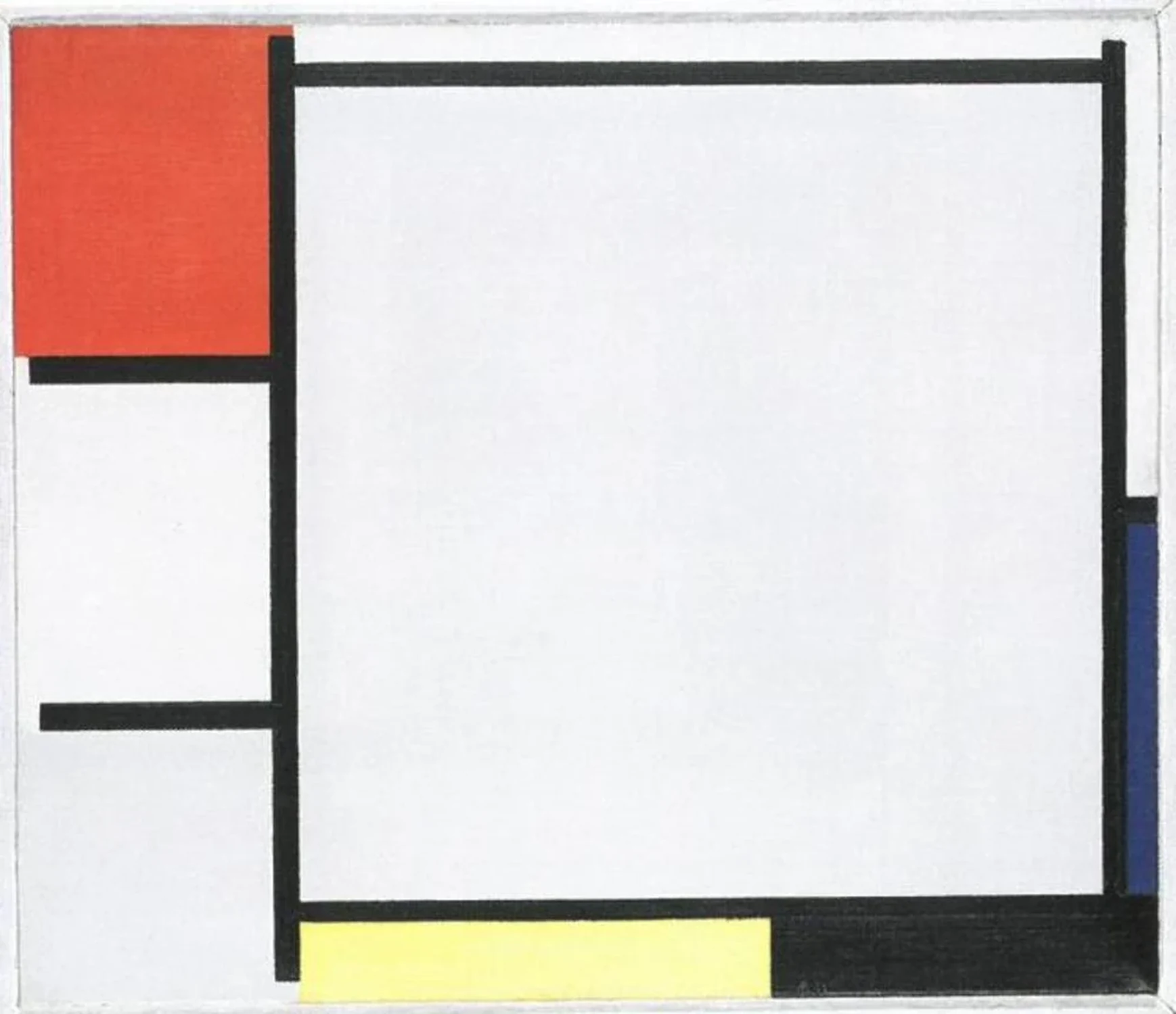 Composition with Red, Blue, Yellow, Black, and Gray, Piet Mondrian