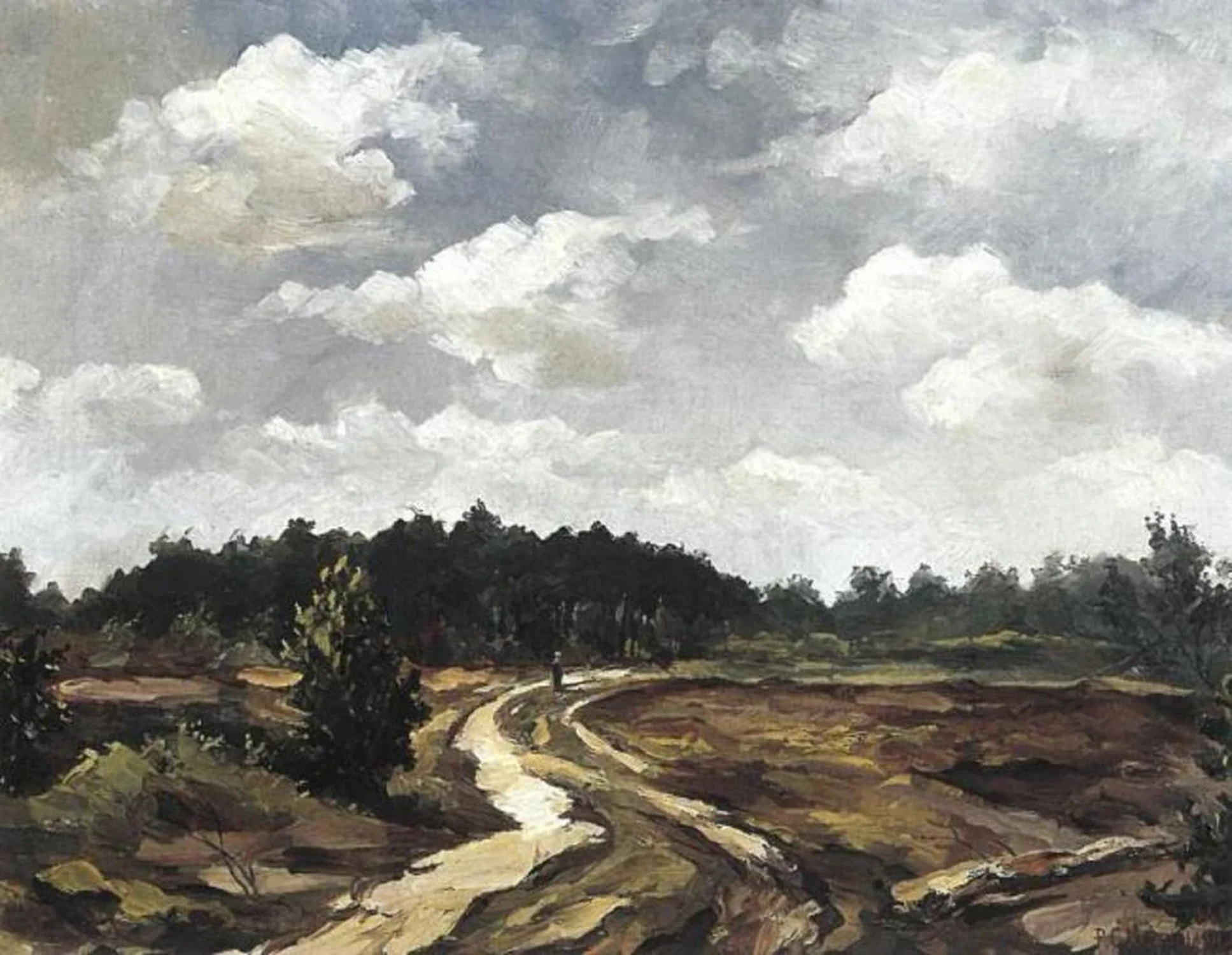 Country road, Piet Mondrian
