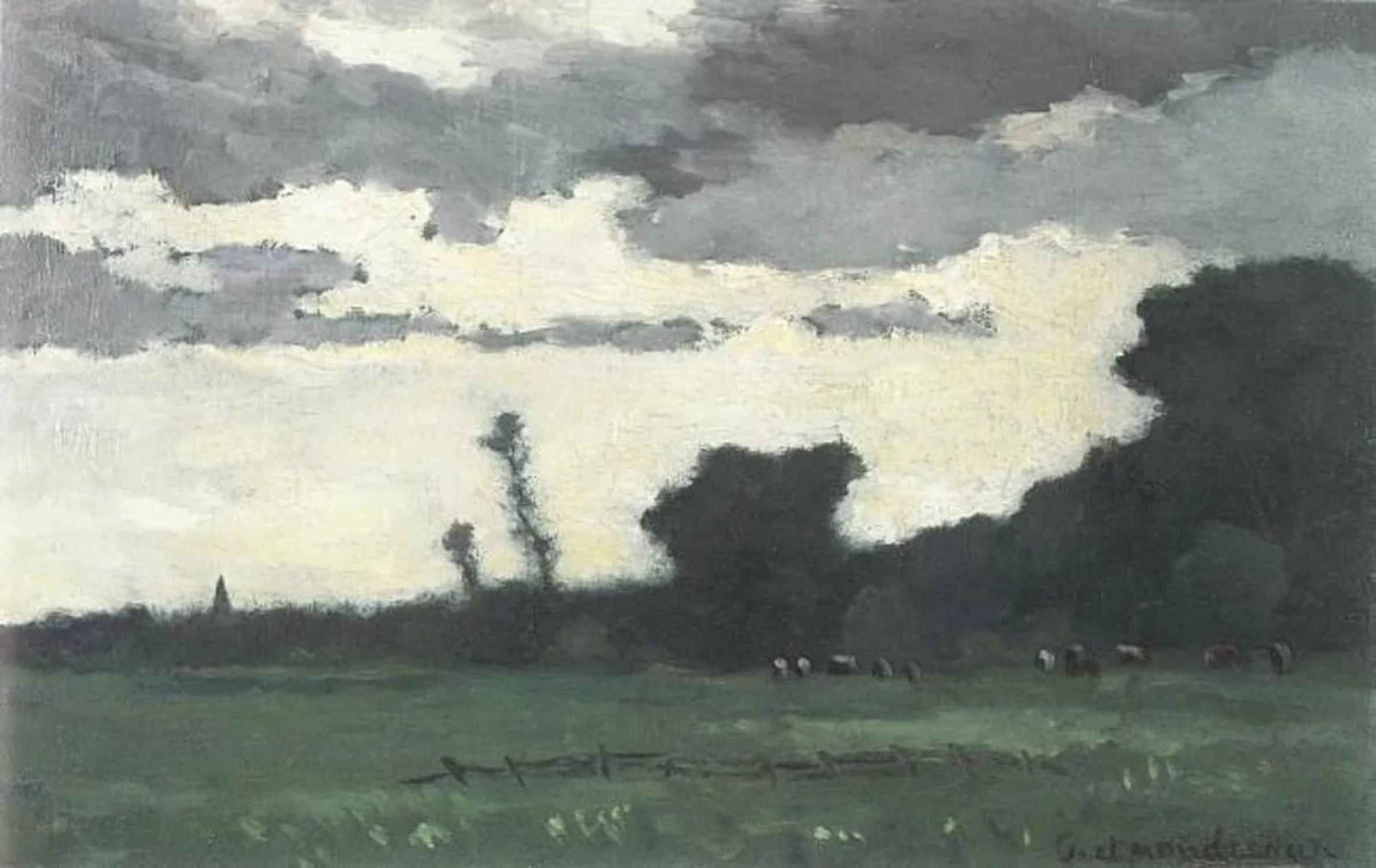 Dusk, Piet Mondrian