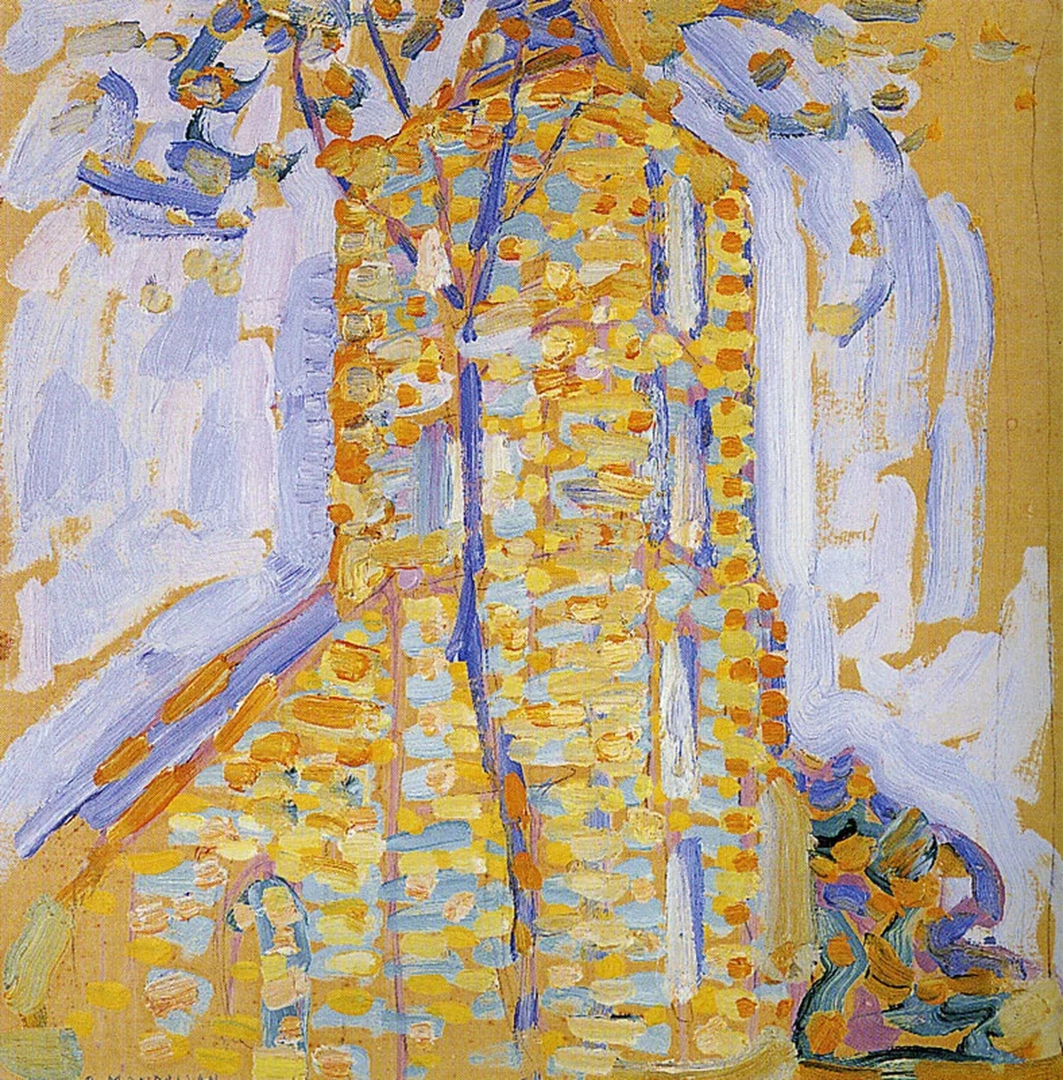 Église à Domburg, Piet Mondrian