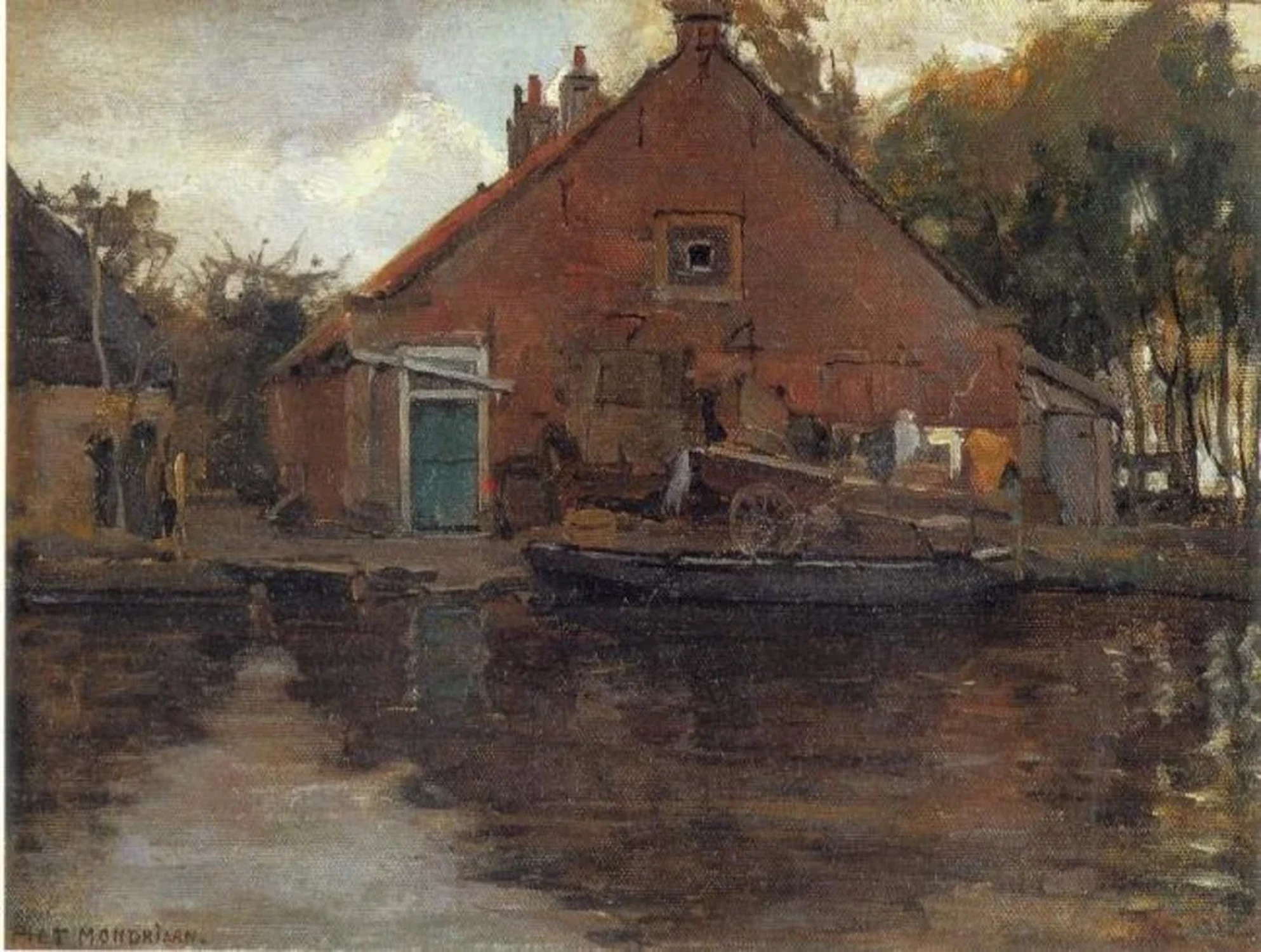House on the Gein, 1741, Piet Mondrian
