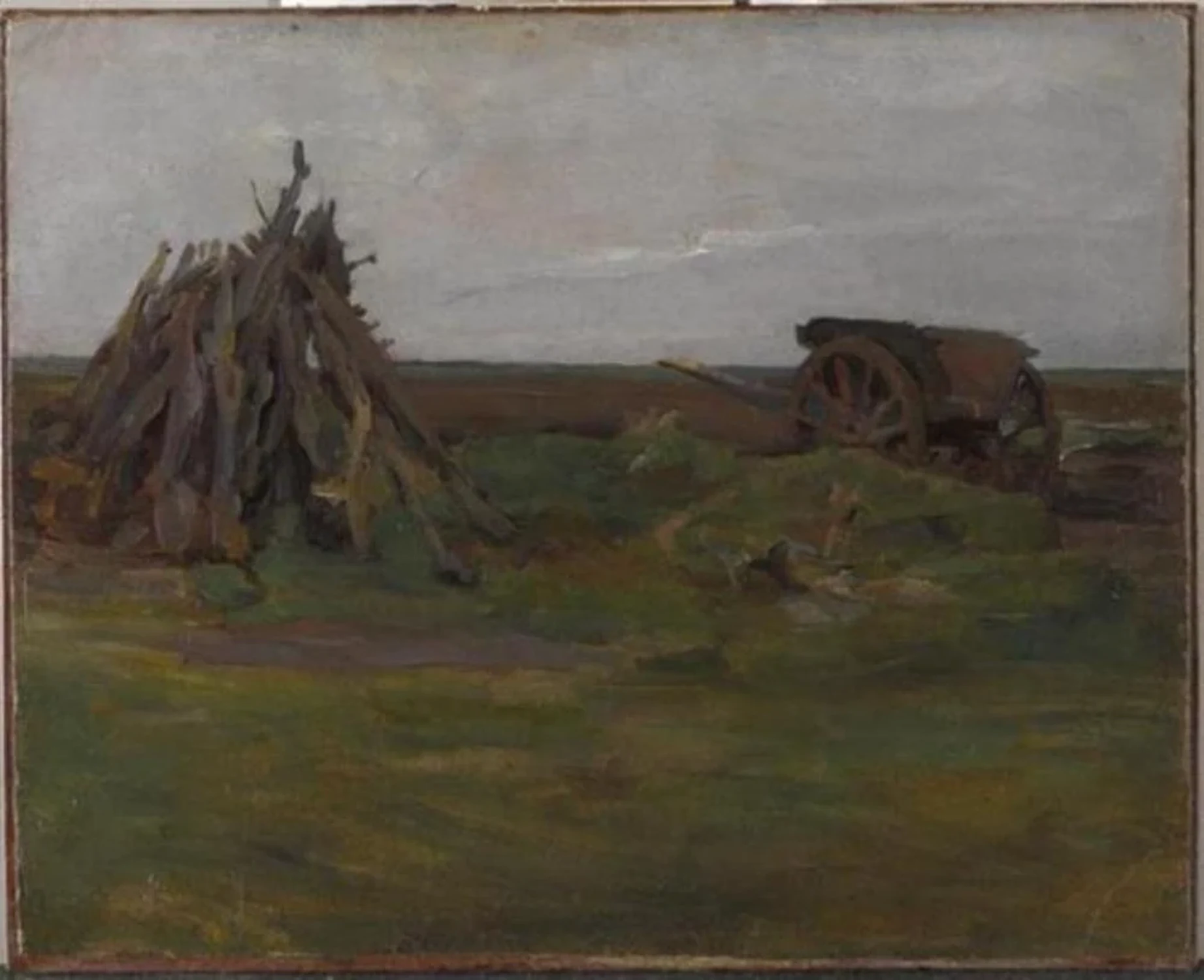 Near the ox stall, Hilvarenbeek, Piet Mondrian